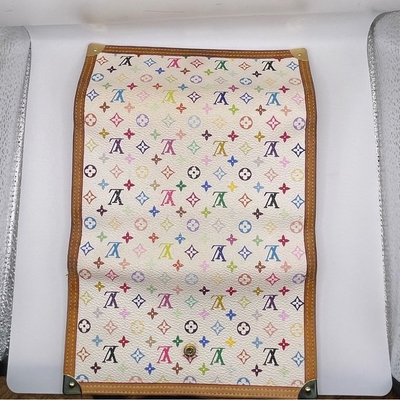 Louis Vuitton x Takashi Murakami Multicolor Monogram International Wallet - Picture 15 of 16